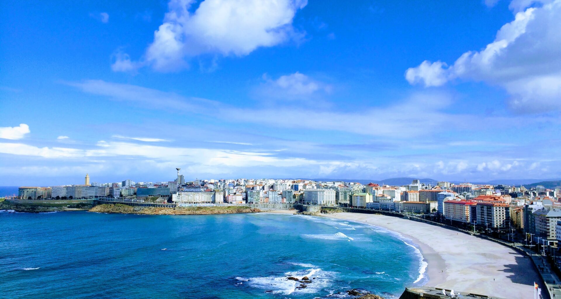 Praia do Orzán, A Coruña, Spain