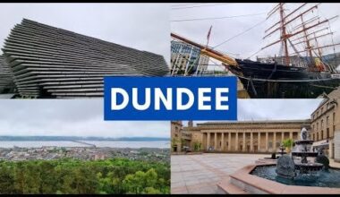 The ultimate walk around Dundee, Scotland - V&A Museum, gallery, HMS Unicorn, RRS Discovery, two football stadiums and city centre