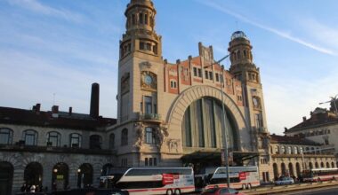 Prague’s beautiful Art Noveau station.