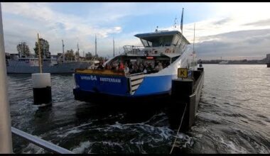 Amsterdam Ferry Ride - NDSM to Centraal Station