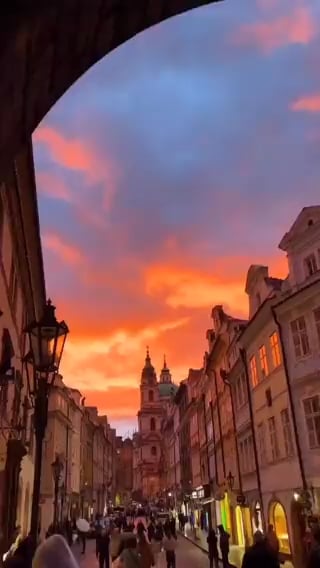 The beauty of Prague at sunset - one of Europe's most stunning cities!