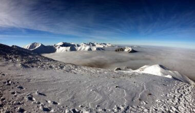 Western Tatras above the clouds, Poland [1200x676] [OC]