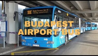 How to get from Budapest Airport using Public Transport