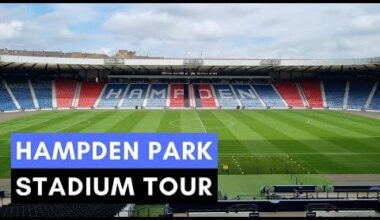 Explore behind the scenes at Hampden Park, Glasgow. Full tour and look in the museum!