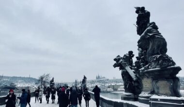 Prague in white