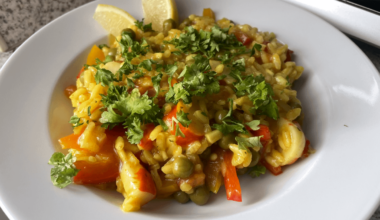 Paella mit Surimi