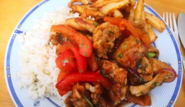 Selbstgemachtes Pollo Saltado