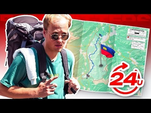 These Dutch Youtubers walked withing 24h through Liechtenstein, and accidentally camped in the yard of the royal residence