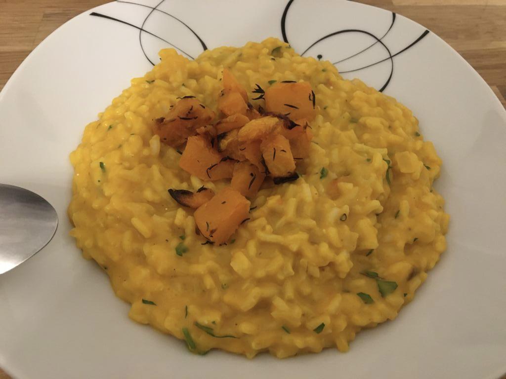 Kürbisrisotto