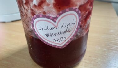 Meine Marmelade schimmelt…