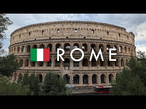 Exploring the incredible city of Rome - a comprehensive look around this beautiful and historic city and its attractions (4k, 60fps)