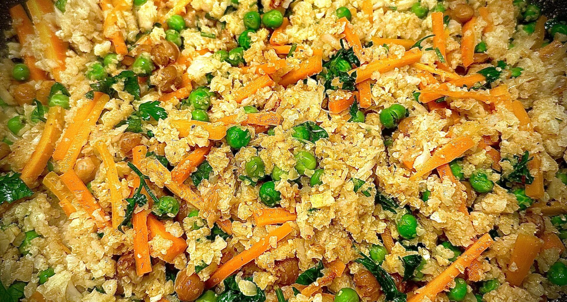 Fried cauliflower rice