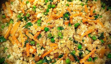 Fried cauliflower rice