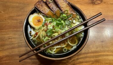 Ramen mit gräuchertem Tofu