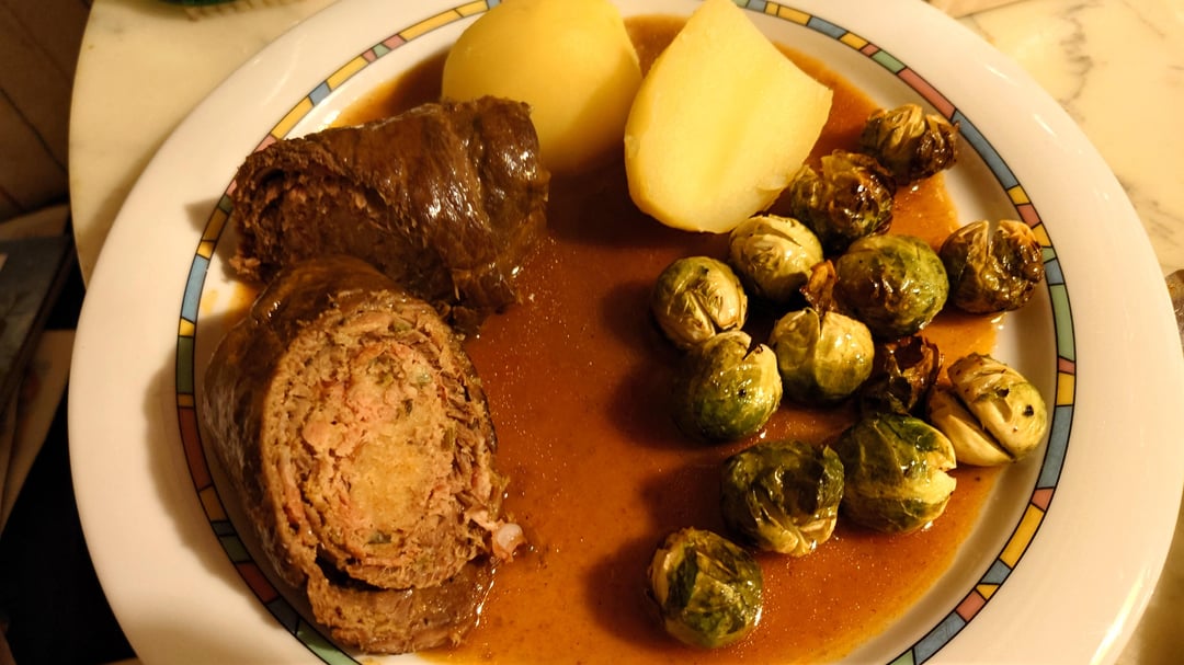 Rouladen mit Hackfleisch Füllung