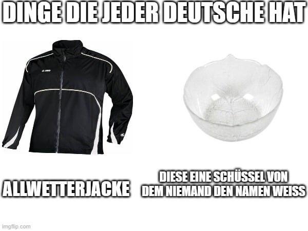 Wird wieder Zeit für die Allwetterjacke. Man weiß ja nie!