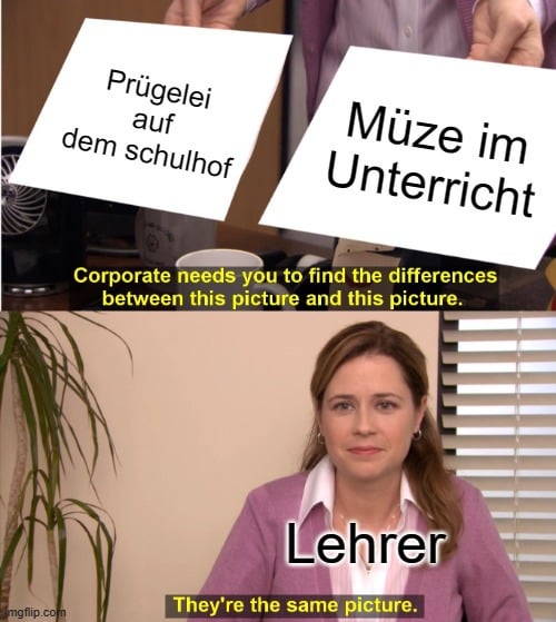 und am ende ist die Mütze schlimmer