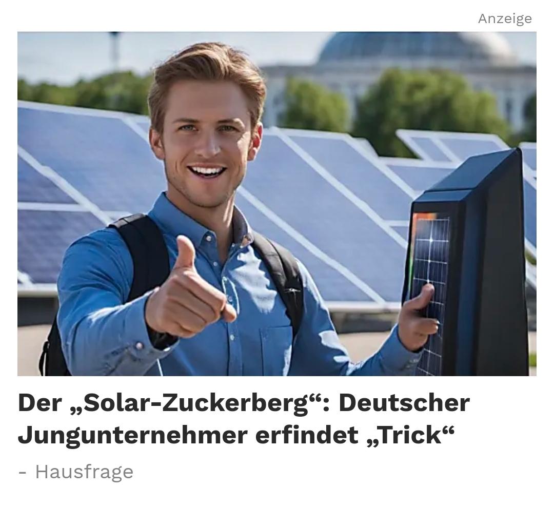 KI generierte Werbung