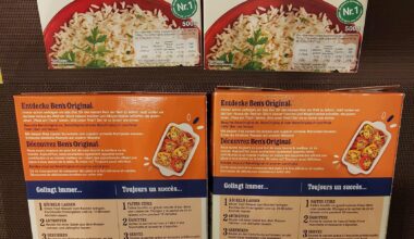 Uncle Bens Langkorn Reis nur noch 10 Minuten kochen, mehr Kalorien