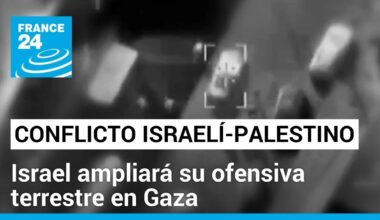 Benjamin Netanyahu anuncia la "intensificación" de los combates en Gaza • FRANCE 24 Español