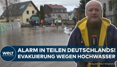 HOCHWASSER-ALARM: Evakuierung in Deutschland! Tauwetter sorgt teils für extreme Pegel