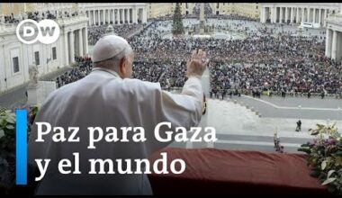 El Papa pide paz en Gaza y la liberación de los rehenes israelíes