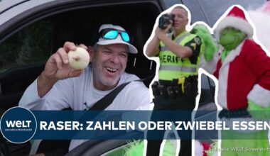 FLORIDA: Weihnachtszeit bei der Polizei! Officer Grinch stellt Raser vor eine ungewöhnliche Wahl