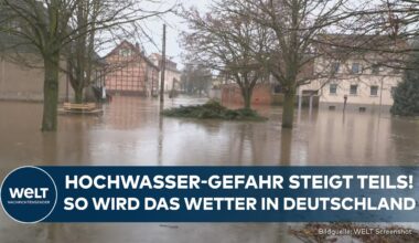 WETTER: Hochwasser-Gefahr in Teilen von Deutschland steigt! Lage bleibt weiter angespannt