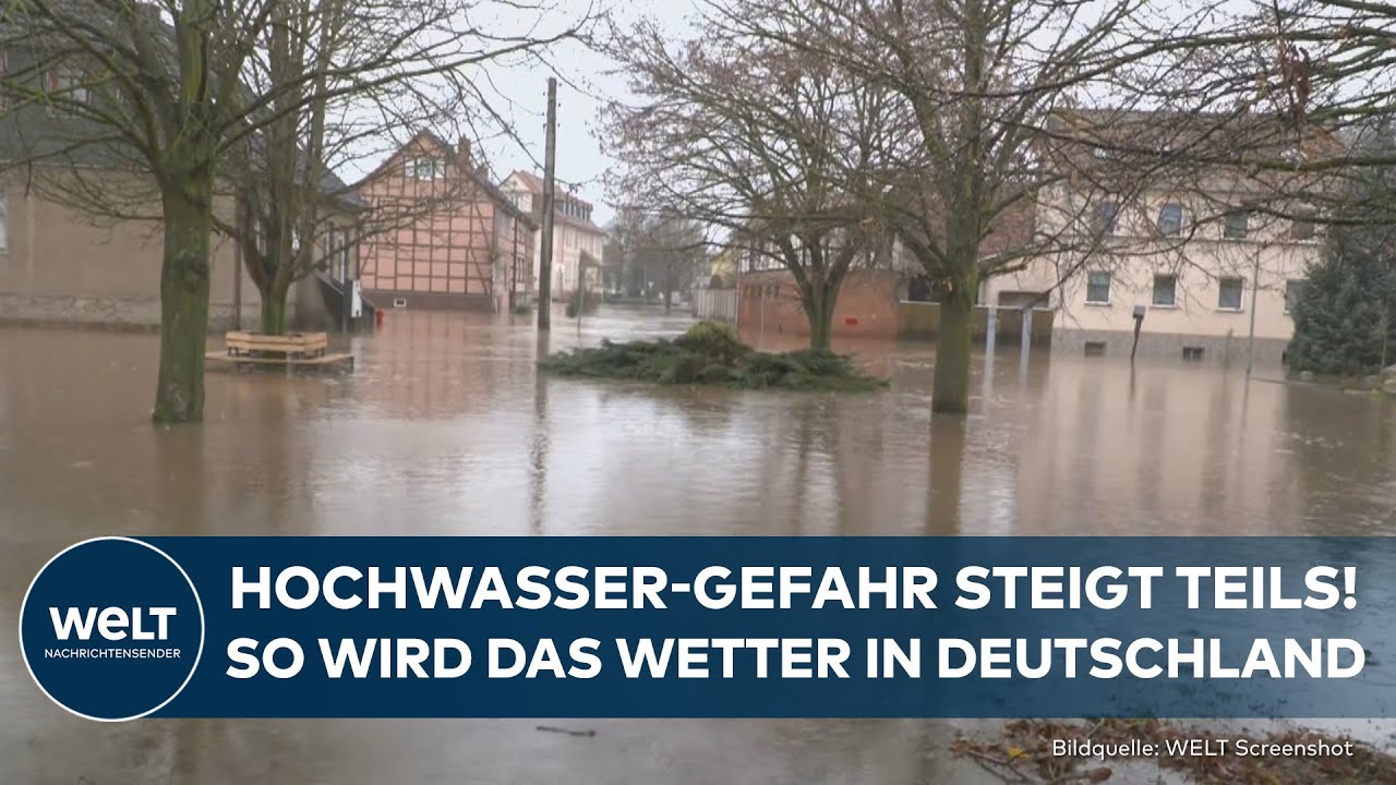 WETTER: Hochwasser-Gefahr in Teilen von Deutschland steigt! Lage bleibt weiter angespannt