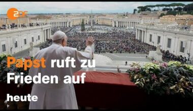 heute 19:00 Uhr vom 25.12.2023 Papst Franziskus, Nahost, Weihnachtsansprache des Bundespräsidenten