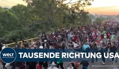 USA ALS ZIEL: Tausende Migranten starten in Karawane einen Marsch aus Mexiko