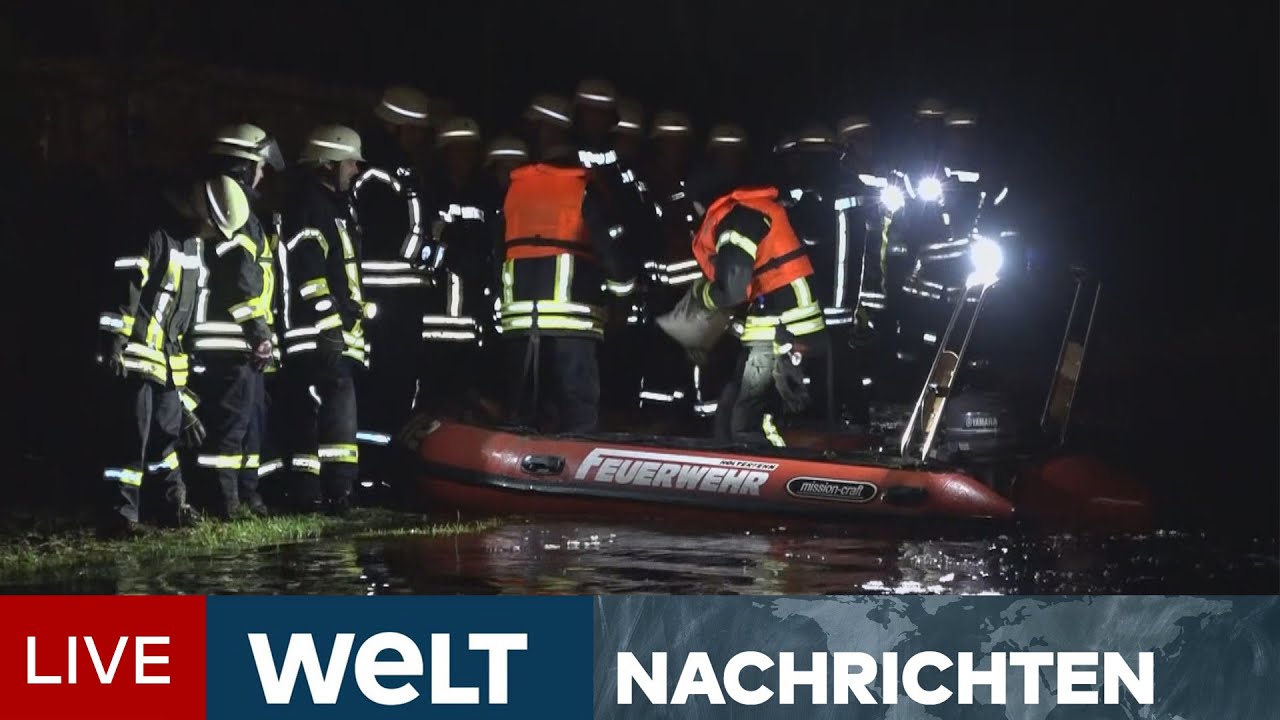 HEFTIGES HOCHWASSER: Deiche aufgeweicht - Deutschland kämpft gegen die Fluten | WELT Newsstream