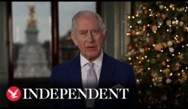 Watch again: King Charles delivers annual Christmas message