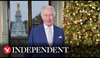 Live: King Charles delivers annual Christmas message