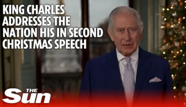 King Charles addresses the nation in his second annual Christmas speech 2023