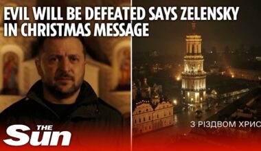 'Evil will be defeated', Zelensky tells Ukraine in Christmas message