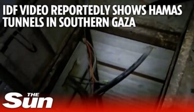 Israeli army releases video it says shows Hamas tunnels in Gaza