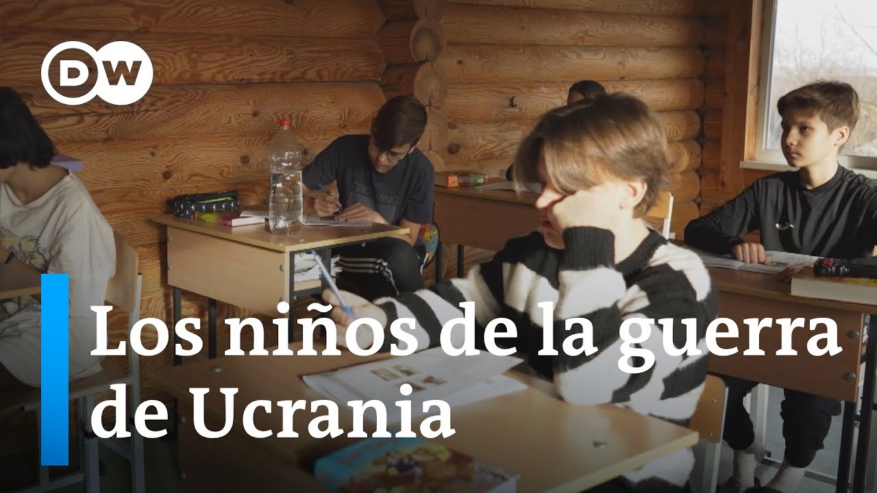 Una escuela cercana a Kiev acoge a niños afectados por la guerra