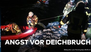 HOCHWASSER IN DEUTSCHLAND: Puddingweiche Deiche machen Feuerwehr und THW große Sorgen | WELT News