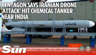 Pentagon says Iranian drone 'attack' hit chemical tanker near India