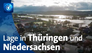 Hochwasserlage in Thüringen und Niedersachsen