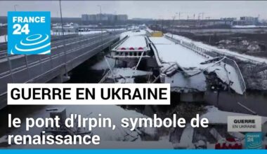 Guerre en Ukraine : le pont d'Irpin, un symbole de renaissance • FRANCE 24