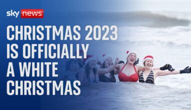 Christmas 2023 officially declared a white Christmas