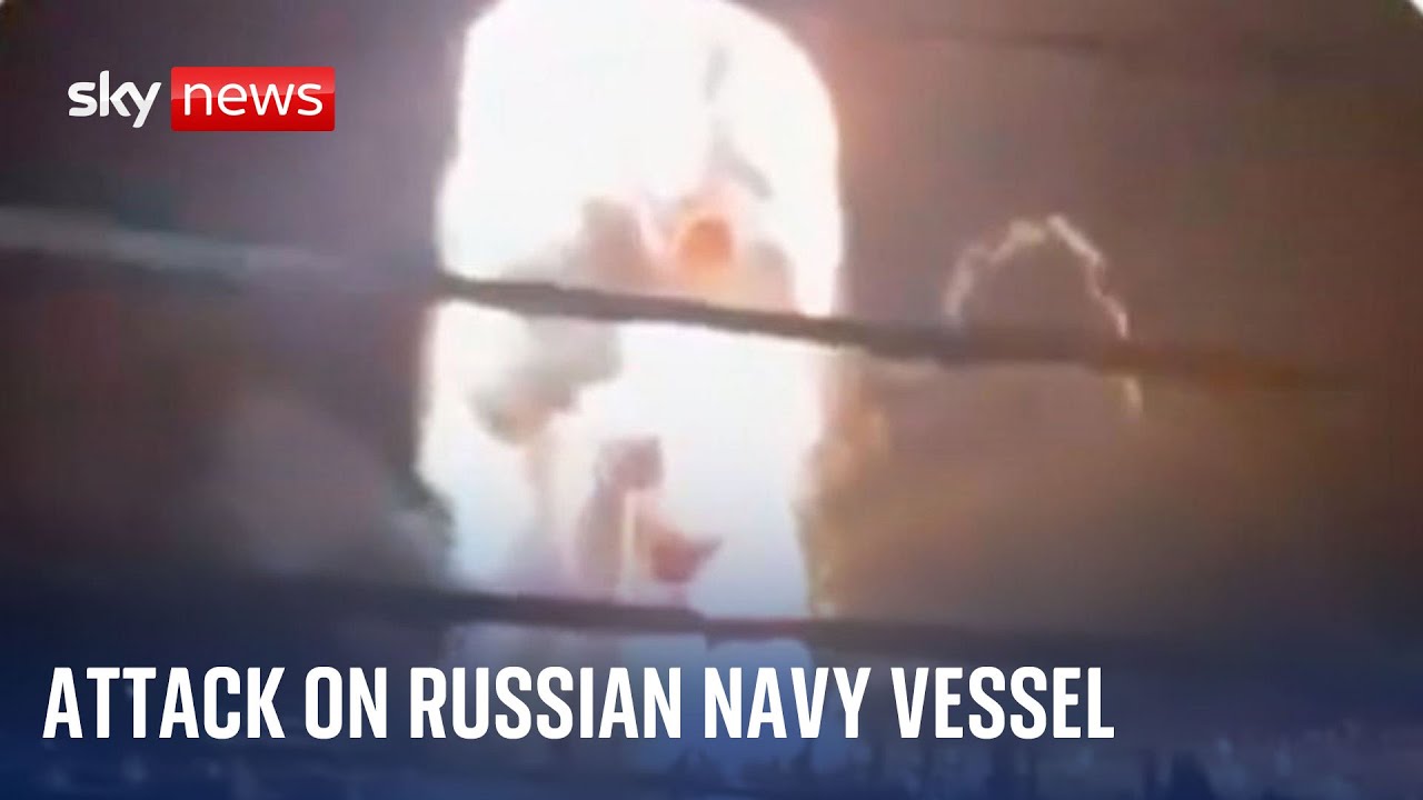 Ukraine claims to have destroyed Russian navy vessel in Crimea