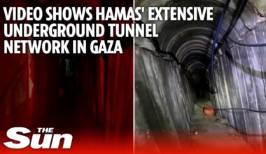 Israeli military releases video showing Hamas extensive underground tunnel network in Gaza