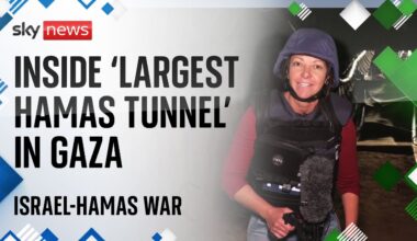 Inside one of Hamas' 'largest tunnels' in Gaza