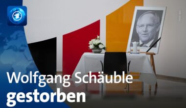 Eine Ära endet: Trauer um CDU-Politiker Wolfgang Schäuble