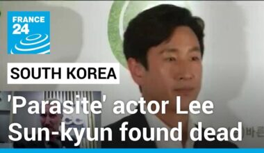 South Korean 'Parasite' actor Lee Sun-kyun found dead in Seoul • FRANCE 24 English