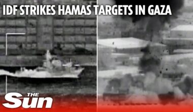 IDF fires ground, air and naval strikes against Hamas targets in Gaza