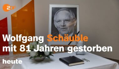 heute 19:00 Uhr 27.12.23 Trauer um Wolfgang Schäuble, Hochwasserlage, Darts-WM